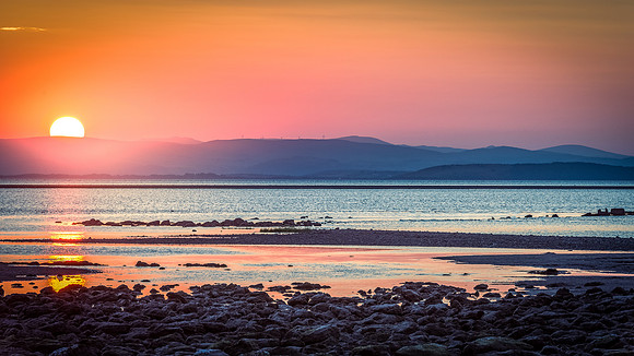 Sunset Morecambe Bay