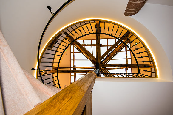 R Gill, Property Photographer, Spiral staircase
