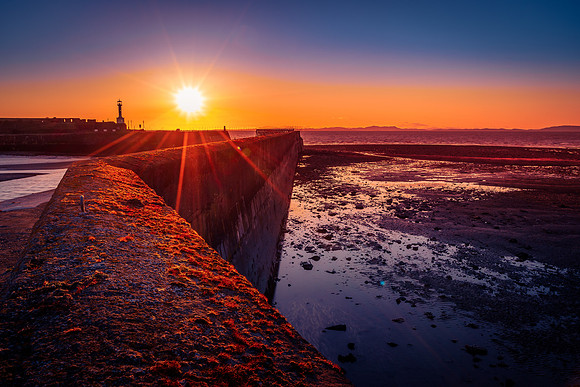 Marport Quay at Sunset