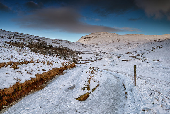 Ingleborough in the distance