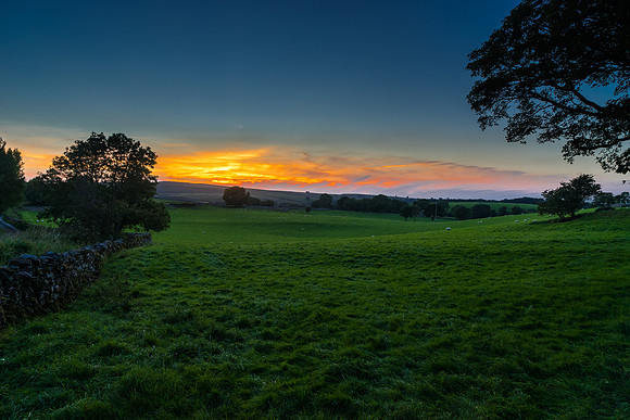 Sunset over Smardale