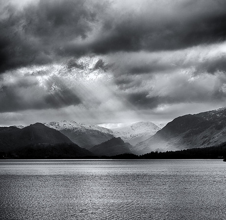 Rays of Light on Derwent Water
