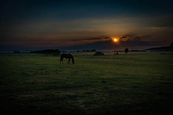 Sunset on the Solway