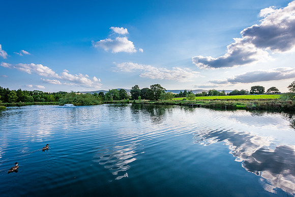 Fishing lake at Tebay