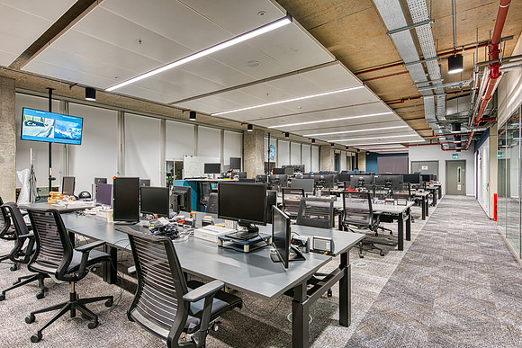 New LED lighting at BBC Scotland