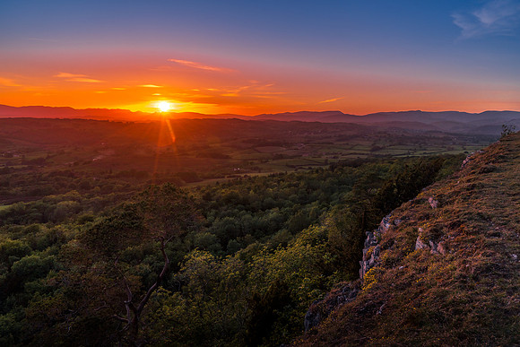 Sunset on Scout Scar