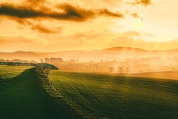 Sunrise over the Howgills