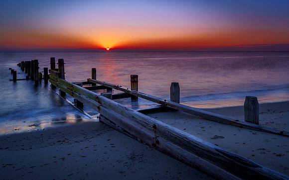 Sunrise at Walcott Beach